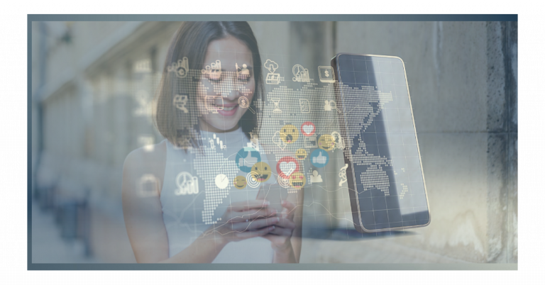 A girl holding a cell phone