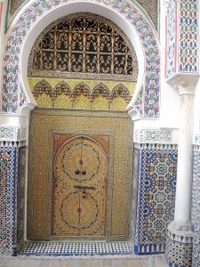 Tile Work of Zawiya Idris Moselum.