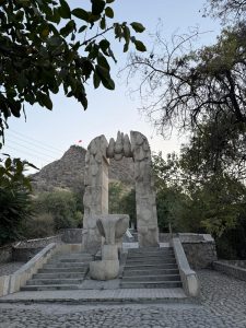 The Gates of Fire where there was a Zoroastrian fire temple 