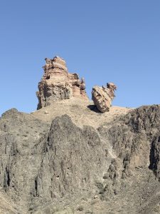 One of the amazing rock formations in the canyon