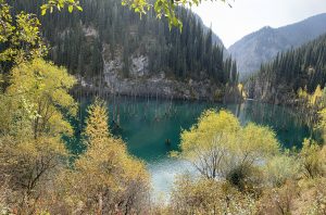 Kaindy Lake view from the top