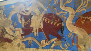 One of the Panjakent wall paintings